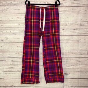 🍗 Gillian & O'Malley Pink Purple Yellow Pajama‎ Pants Medium
